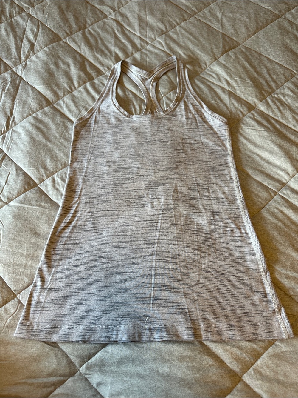 Lululemon Light Gray Racerback Tank Top - Women
